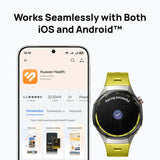 Huawei GT 7 Pro Yellow Smartwatch for Fitness and Daily