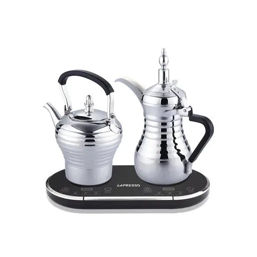 LePresso Dual Pot Arabic Coffee And Tea Dallah LePresso Dual Pot Arabic Coffee And Tea Dallah