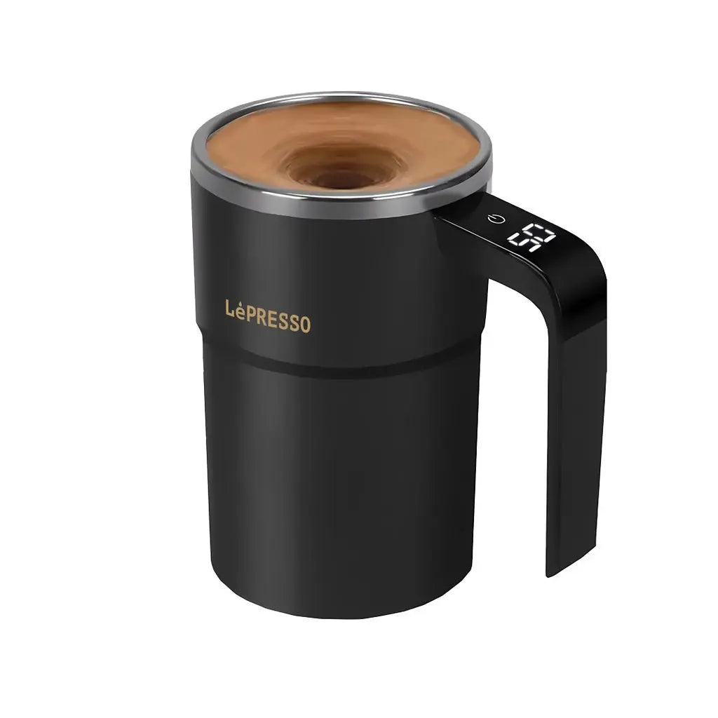 LePresso Stirmagic Auto Stirring Mug - Black LePresso Stirmagic Auto Stirring Mug - Black
