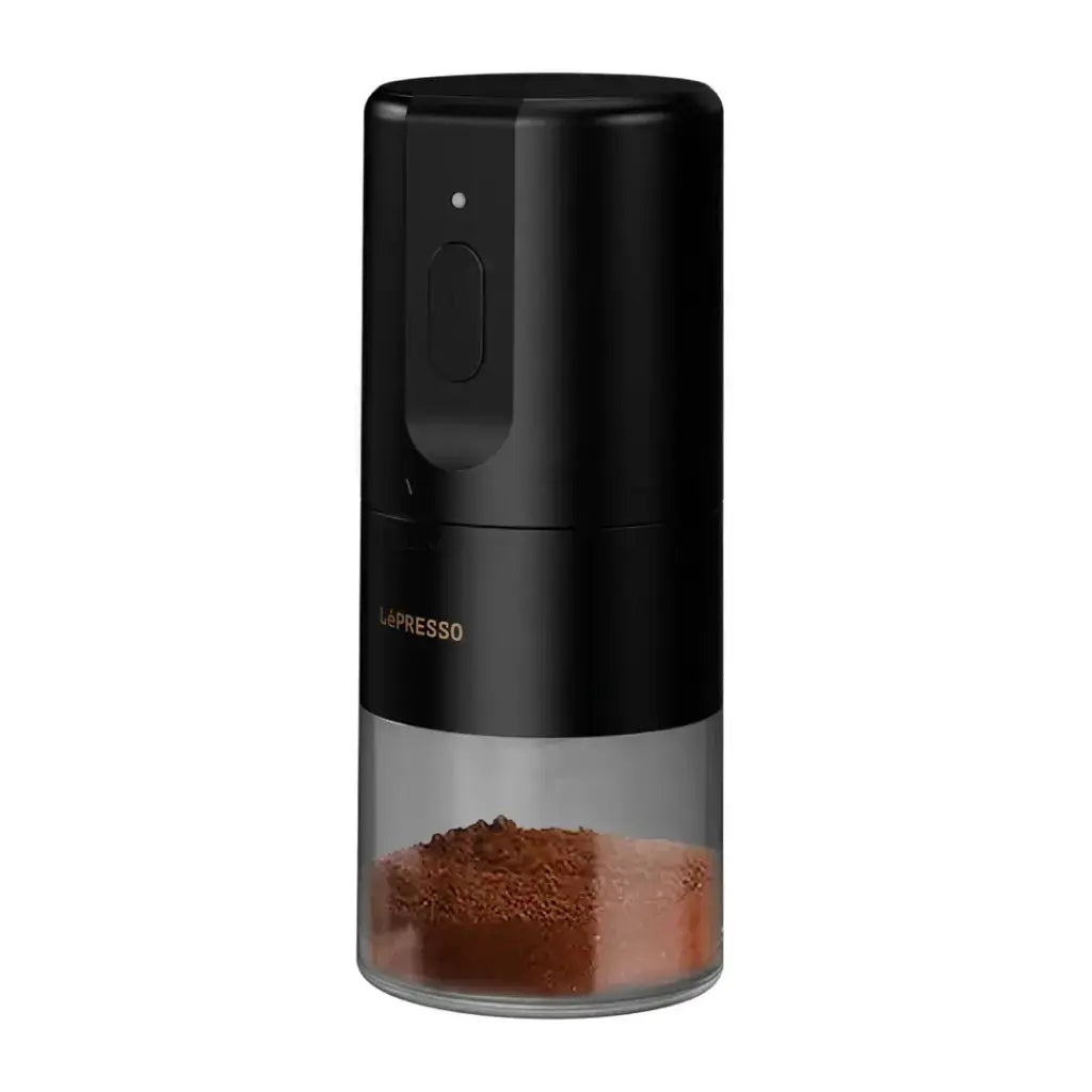 LePresso Portable Coffee Conical Grinder Espresso Machine - Black LePresso Portable Coffee Conical Grinder Espresso Machine - Black