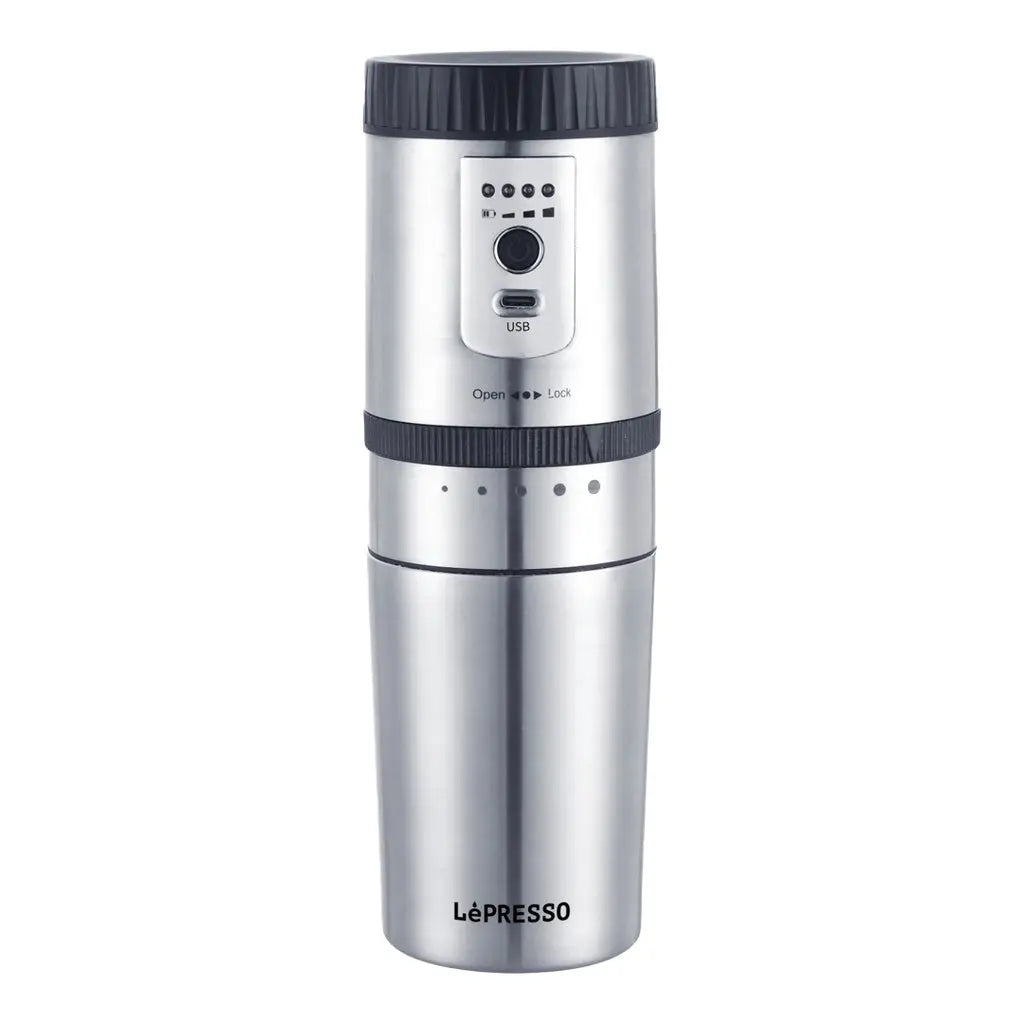 LePresso Portable Mug Burr Grinder Coffee Maker LePresso Portable Mug Burr Grinder Coffee Maker