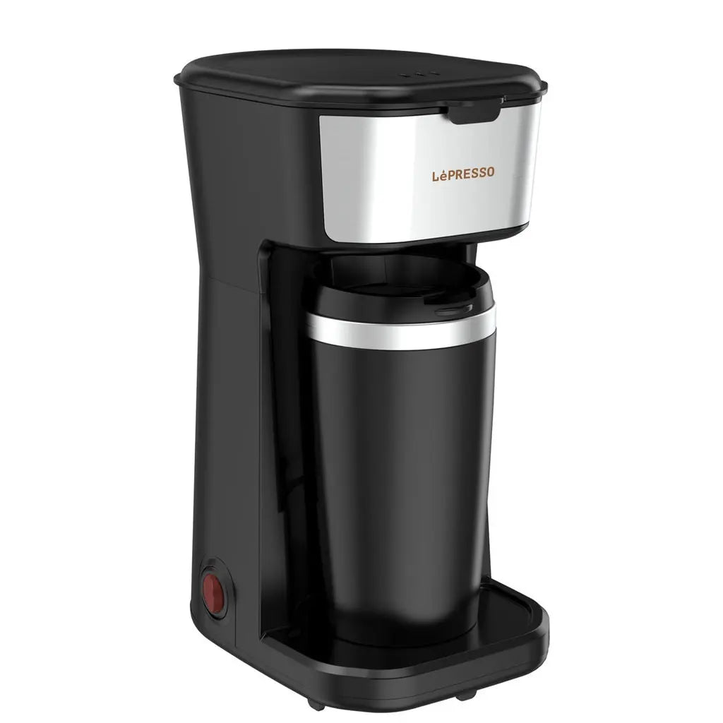 LePresso Coffee Maker with Travelling Mug 450W - Black LePresso Coffee Maker with Travelling Mug 450W - Black