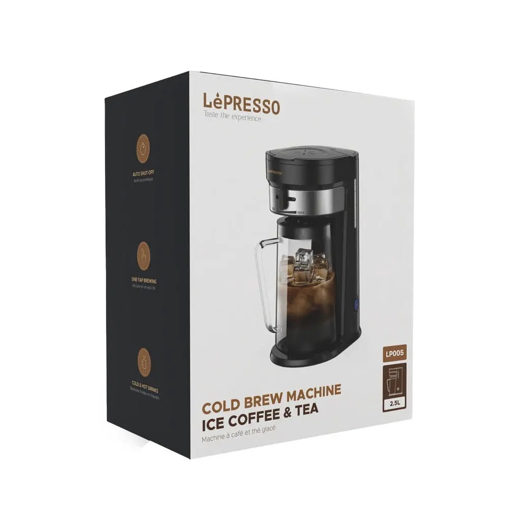 LePresso Cold Brew Machine Ice Coffee & Tea - Black LePresso Cold Brew Machine Ice Coffee & Tea - Black