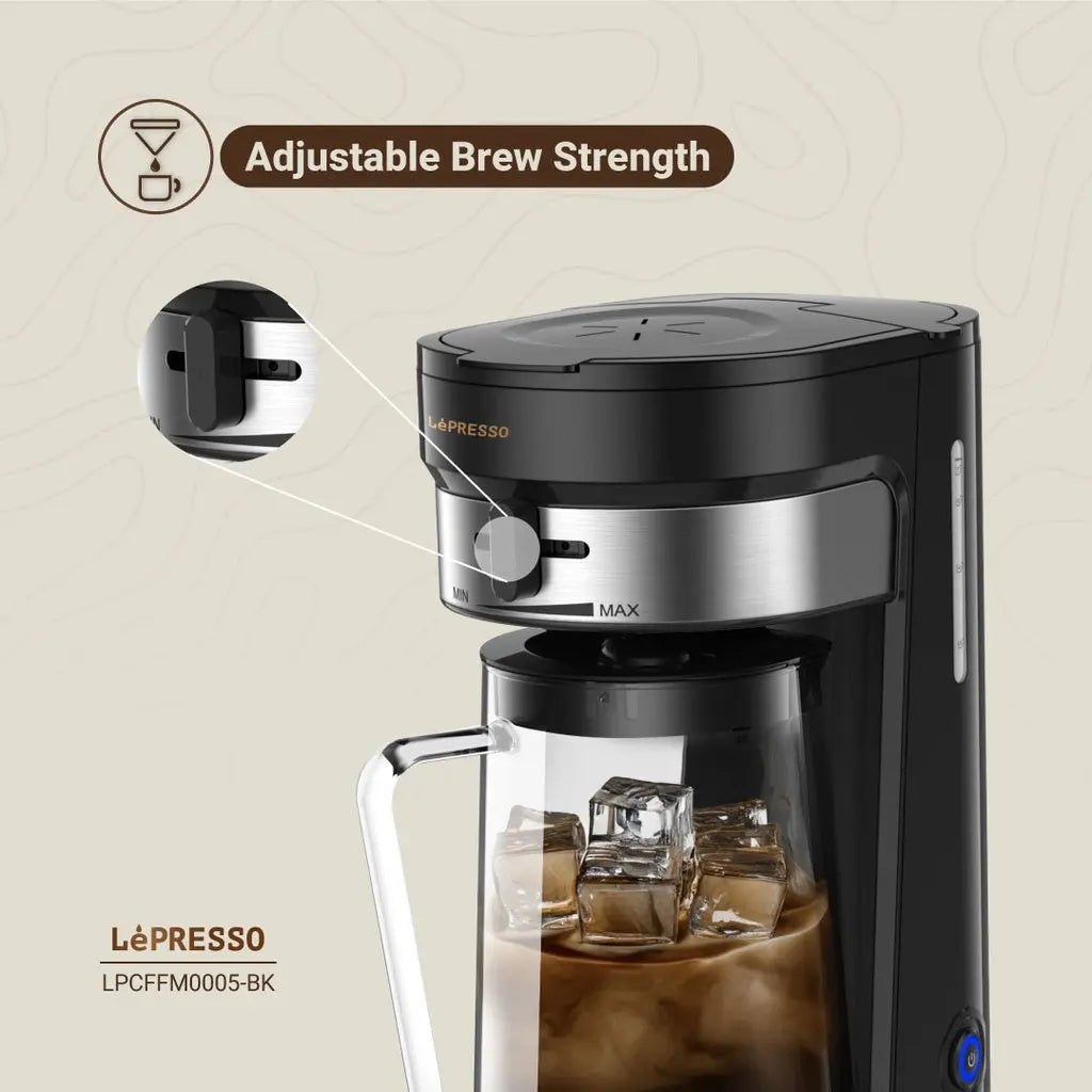 LePresso Cold Brew Machine Ice Coffee & Tea - Black LePresso Cold Brew Machine Ice Coffee & Tea - Black