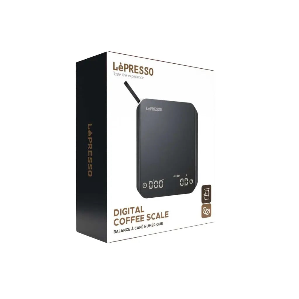 LePresso Digital Coffee Scale - Black LePresso Digital Coffee Scale - Black