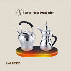 LePresso Dual Pot Arabic Coffee And Tea Dallah