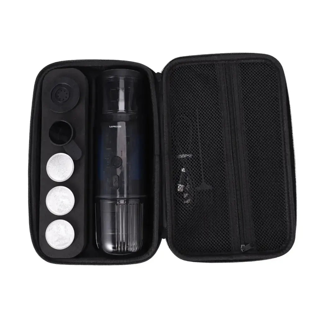 LePresso Portable Mini Espresso Machine with Travel Pouch - Black LePresso Portable Mini Espresso Machine with Travel Pouch - Black