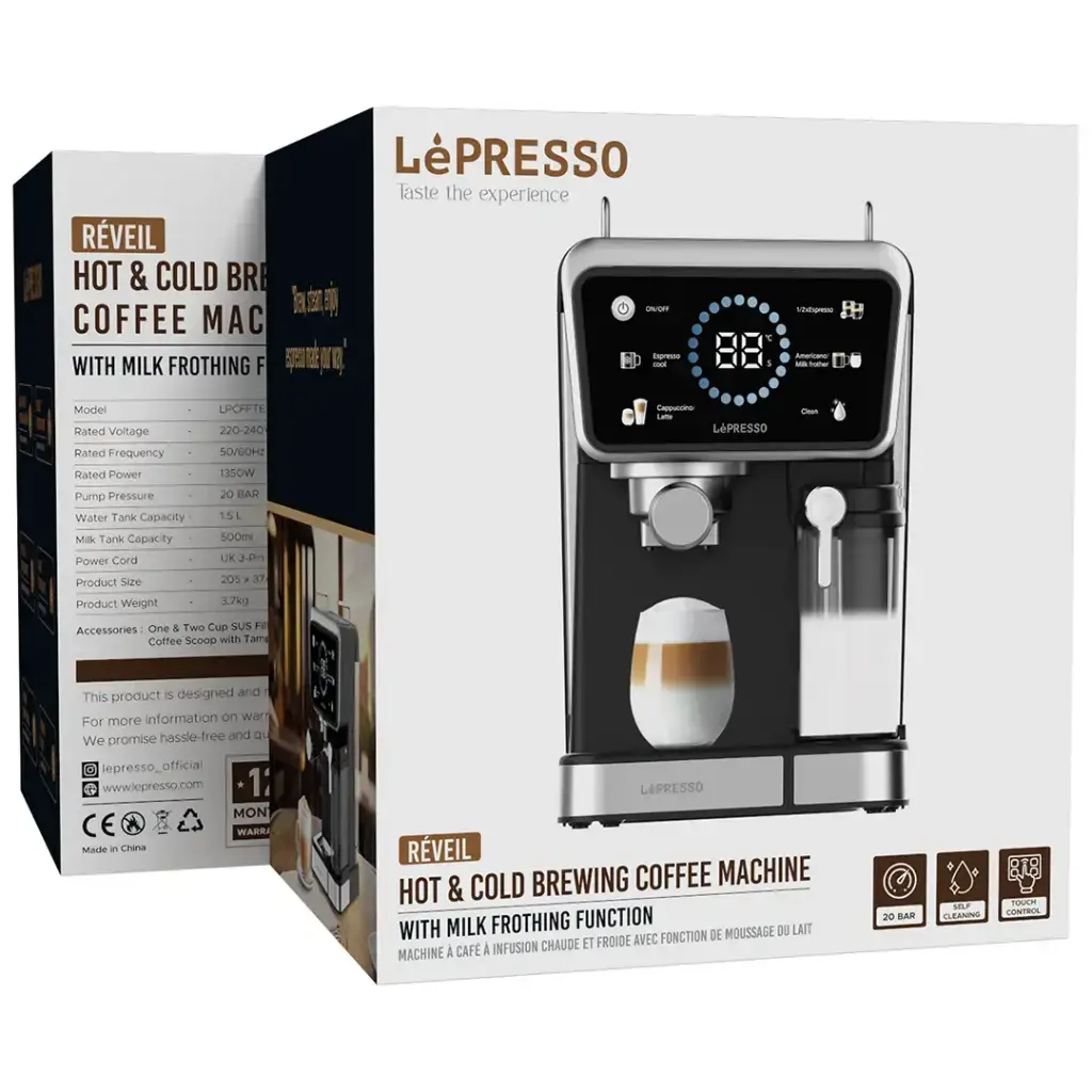 LePresso Réveil Hot & Cold Brewing Coffee Machine - Black LePresso Réveil Hot & Cold Brewing Coffee Machine - Black