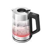 LePresso Multi-Temperature Illuminated Glass Kettle Black Qatar