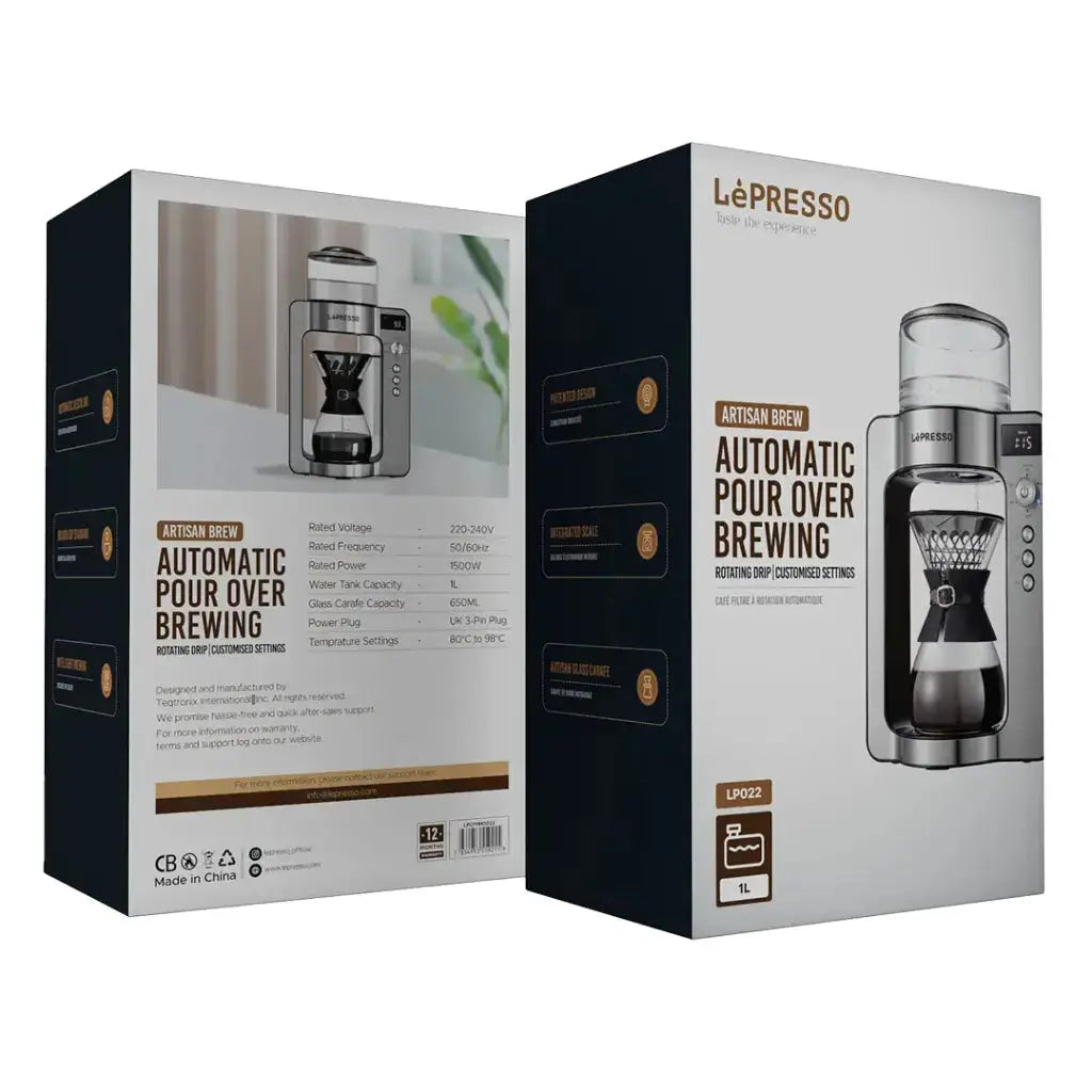 Lepresso Automatic Pour Over Brewing - Silver Lepresso Automatic Pour Over Brewing - Silver
