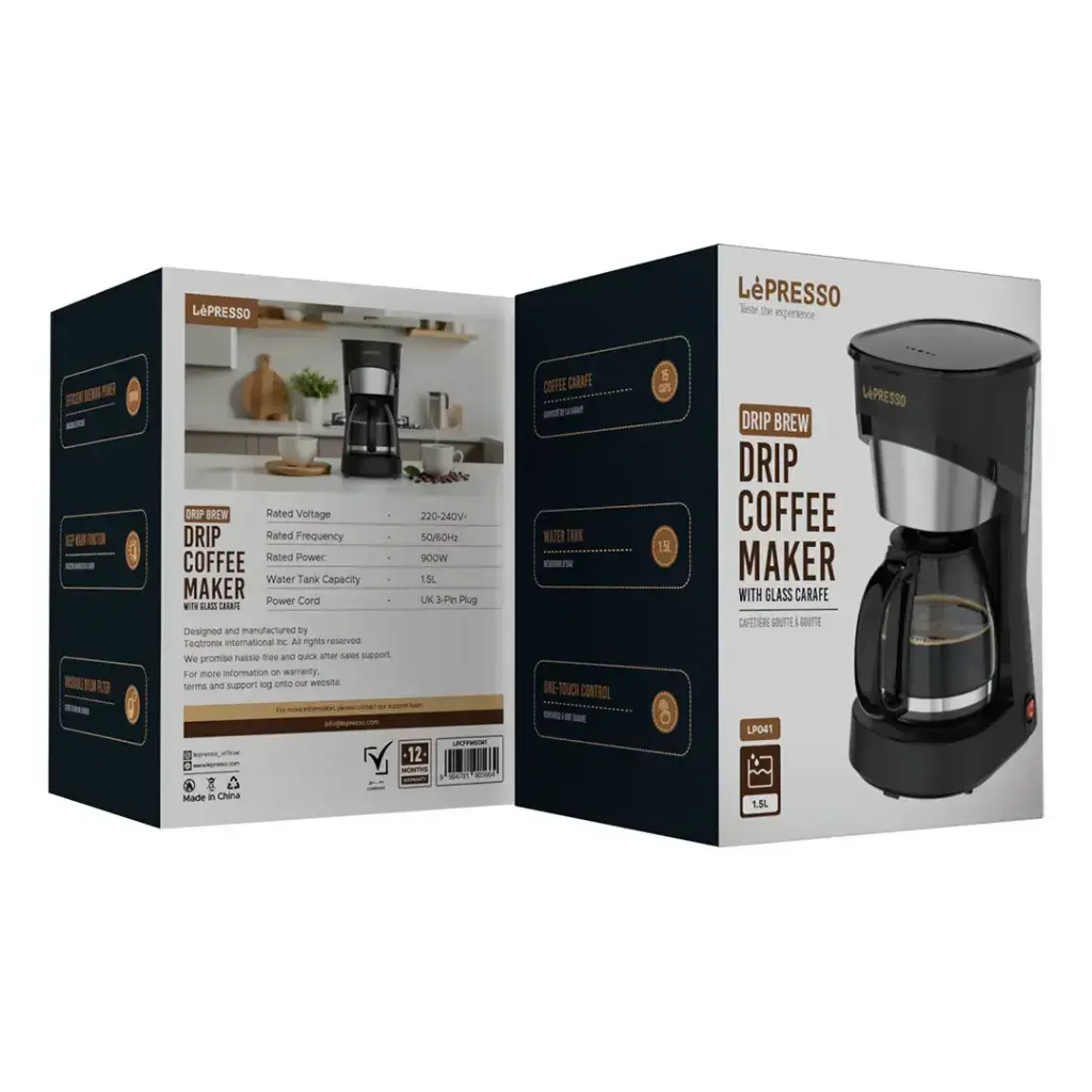 Lepresso Drip Coffee Maker - Black Lepresso Drip Coffee Maker - Black