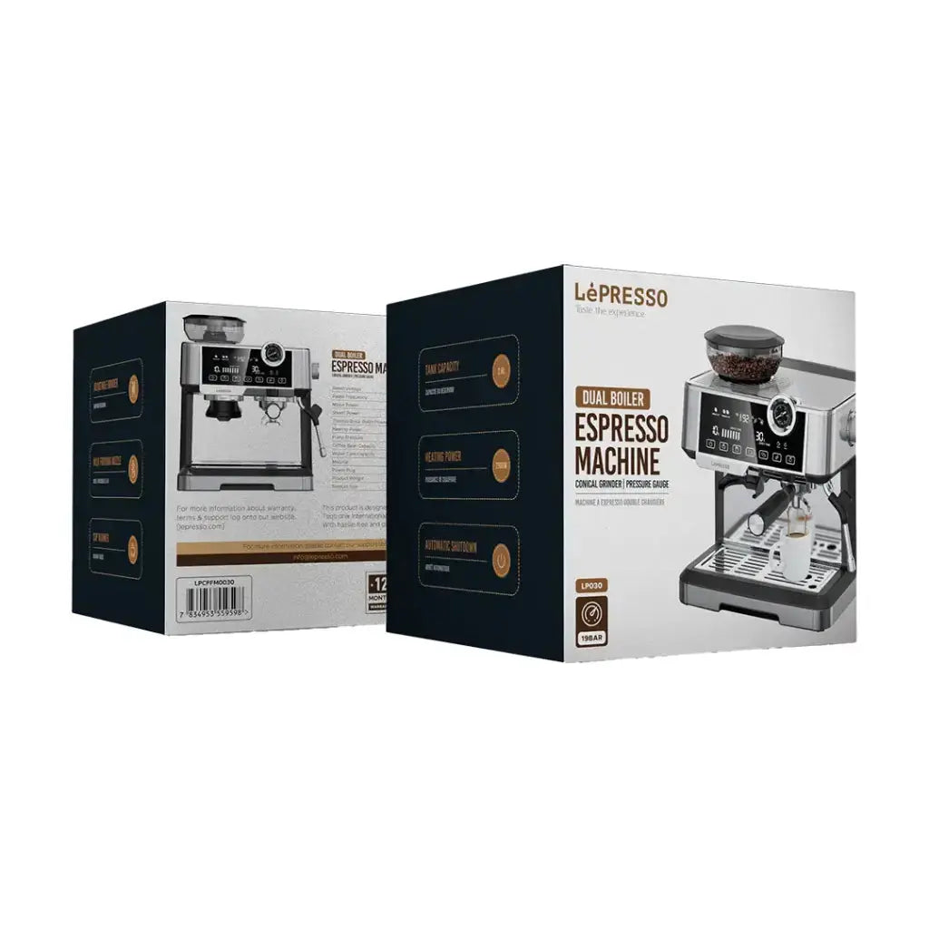 Lepresso Dual Boiler Espresso Machine - Silver Lepresso Dual Boiler Espresso Machine - Silver