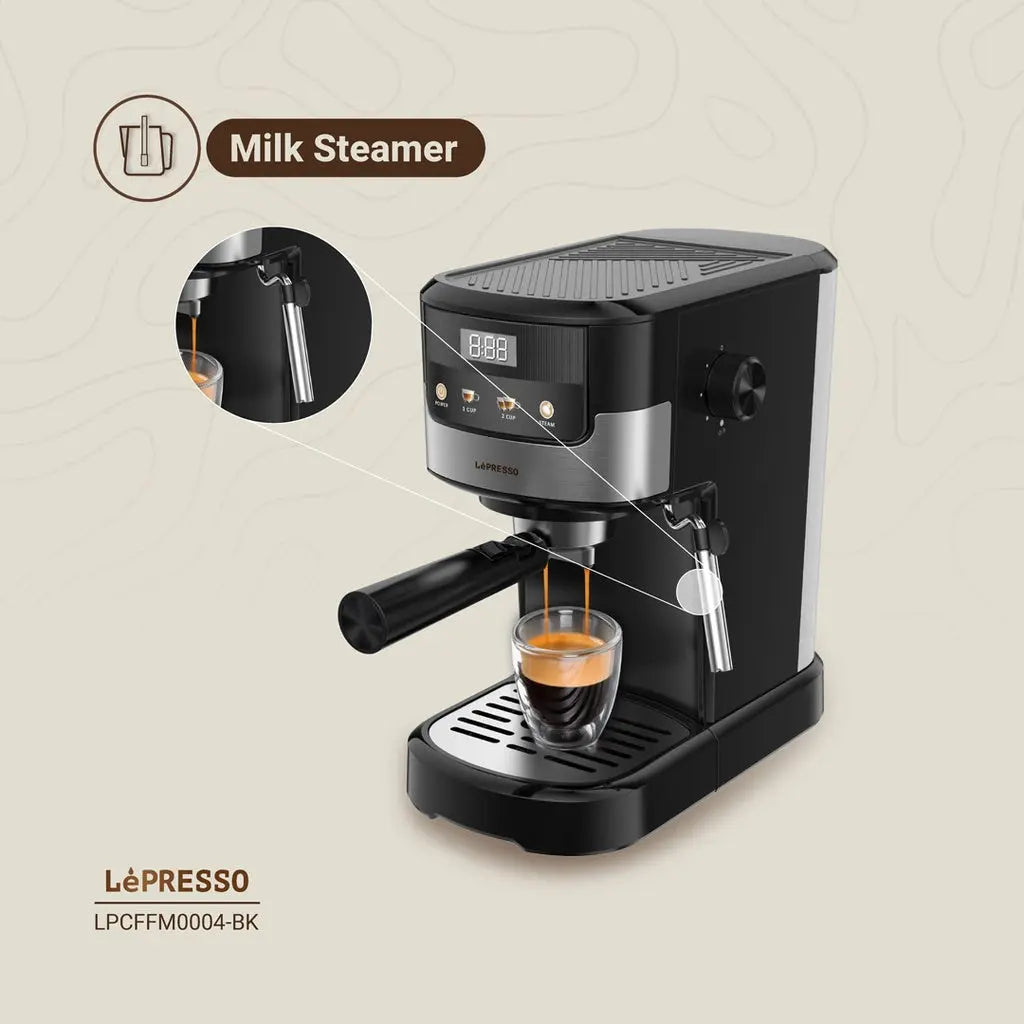 Lepresso Suprema Espresso Machine - Black Lepresso Suprema Espresso Machine - Black