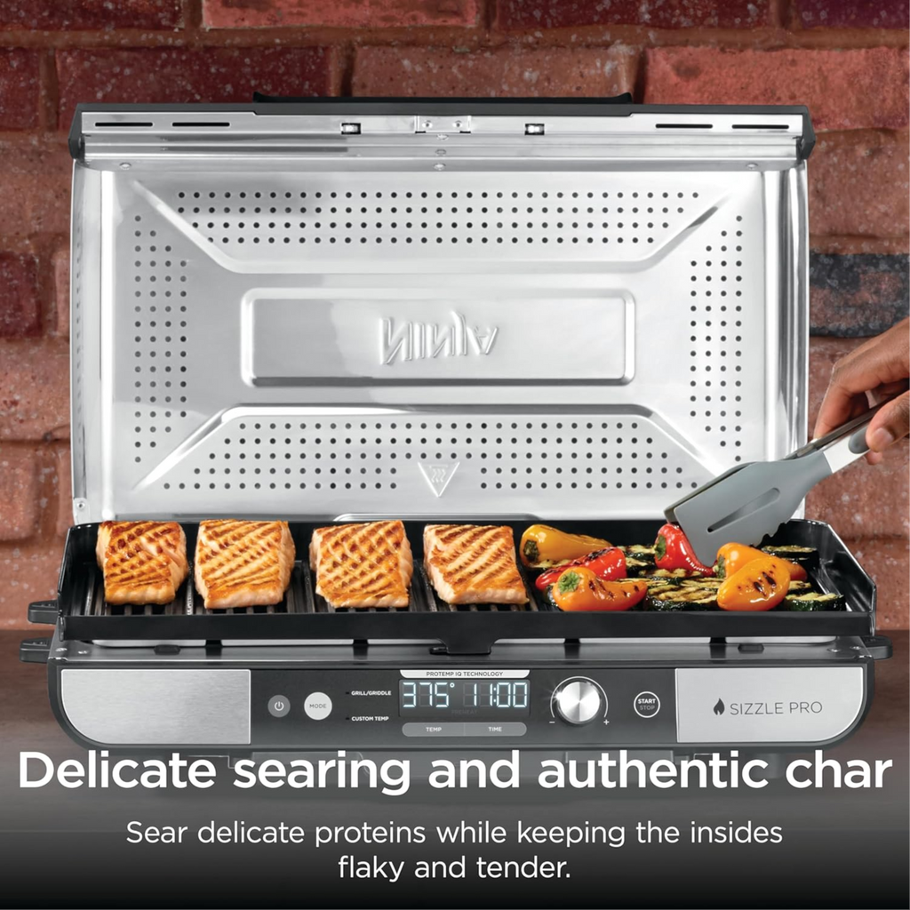 Ninja Sizzle Pro XL 8-Serving Electric Indoor Griddle Grill Qatar