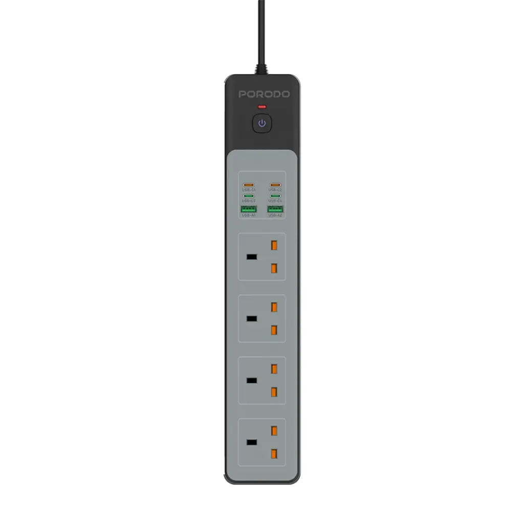 Porodo 4AC 65W 3000W Power Strip