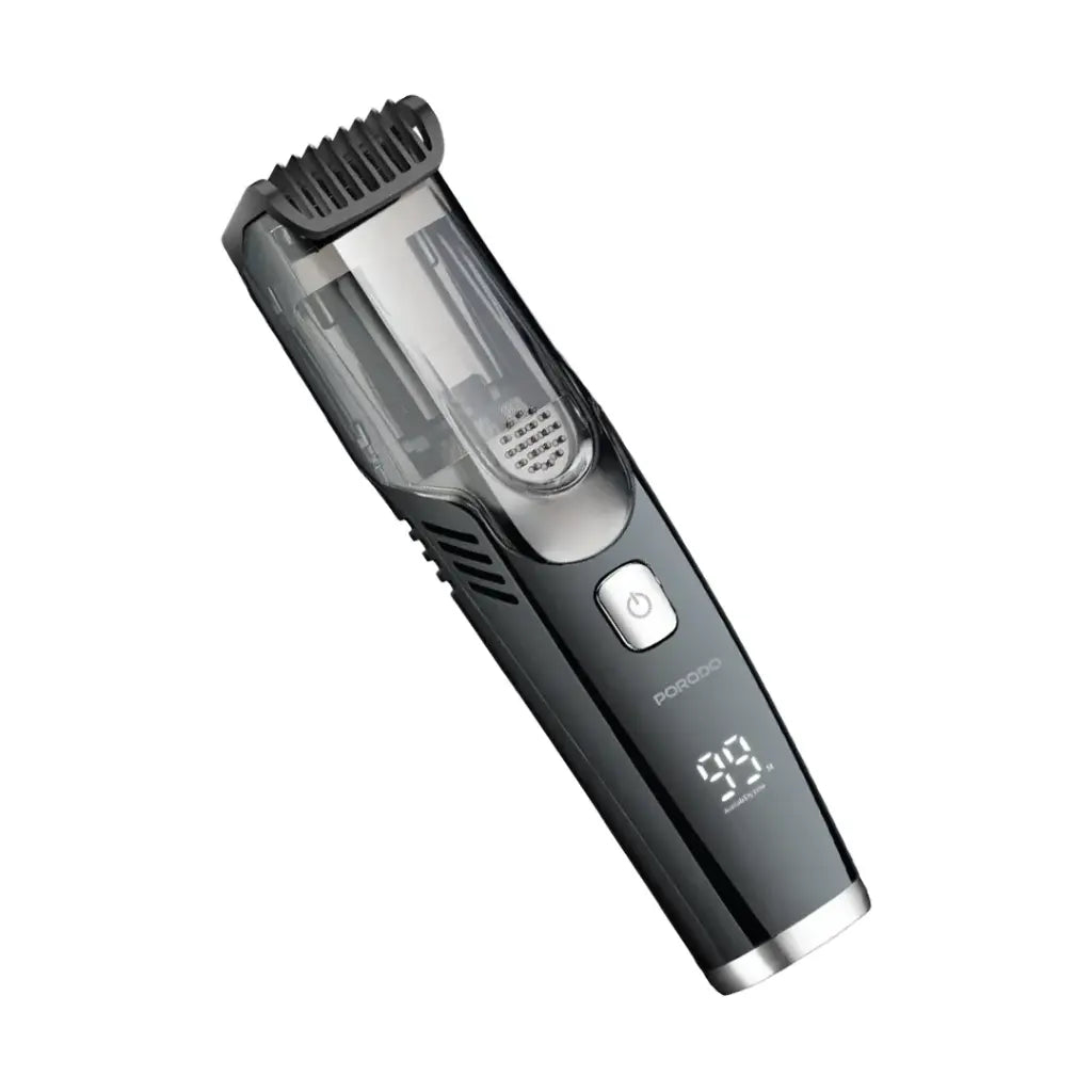 Porodo Lifestyle Air Suction Beard & Body Trimmer - Black