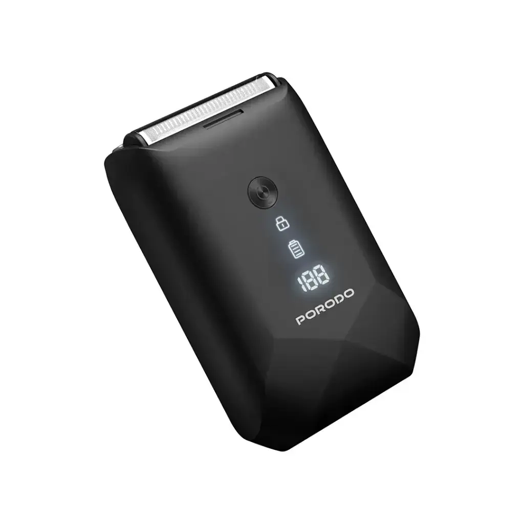 Porodo Lifestyle Dual-Blade Pocket Shaver - Black Porodo Lifestyle Dual-Blade Pocket Shaver - Black