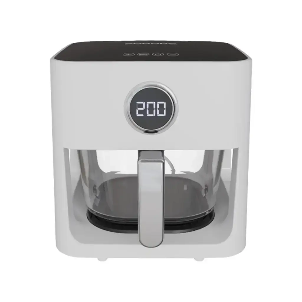 Porodo Lifestyle 5L Glass Pot Air Fryer - White Porodo Lifestyle 5L Glass Pot Air Fryer - White