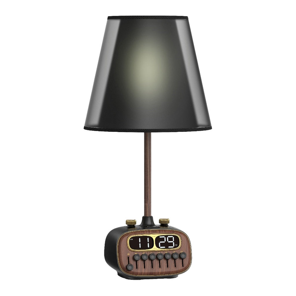 Porodo Lifestyle Retro Desk Lamp with White Noise and Bluetooth Speaker - Black Porodo Lifestyle Retro Desk Lamp with White Noise and Bluetooth Speaker - Black