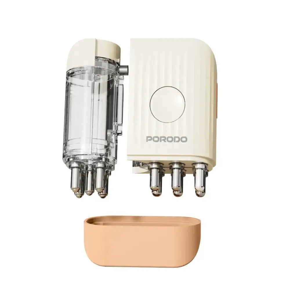 Porodo Lifestyle EMS & Red Light Hair Oil Applicator Scalp Massage - Beige Porodo Lifestyle EMS & Red Light Hair Oil Applicator Scalp Massage - Beige