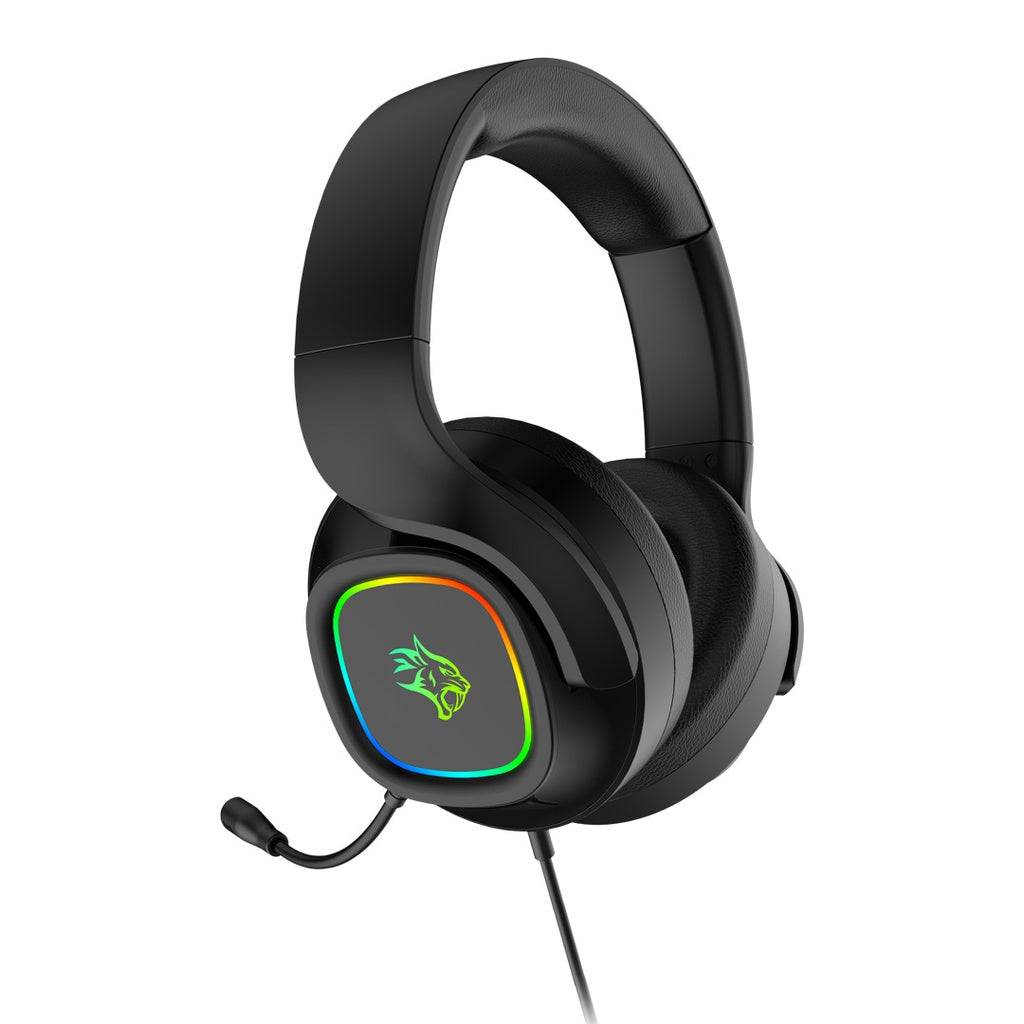 Porodo Gaming RGB Headphone with Detachable Microphone PDX418 Porodo Gaming RGB Headphone with Detachable Microphone PDX418