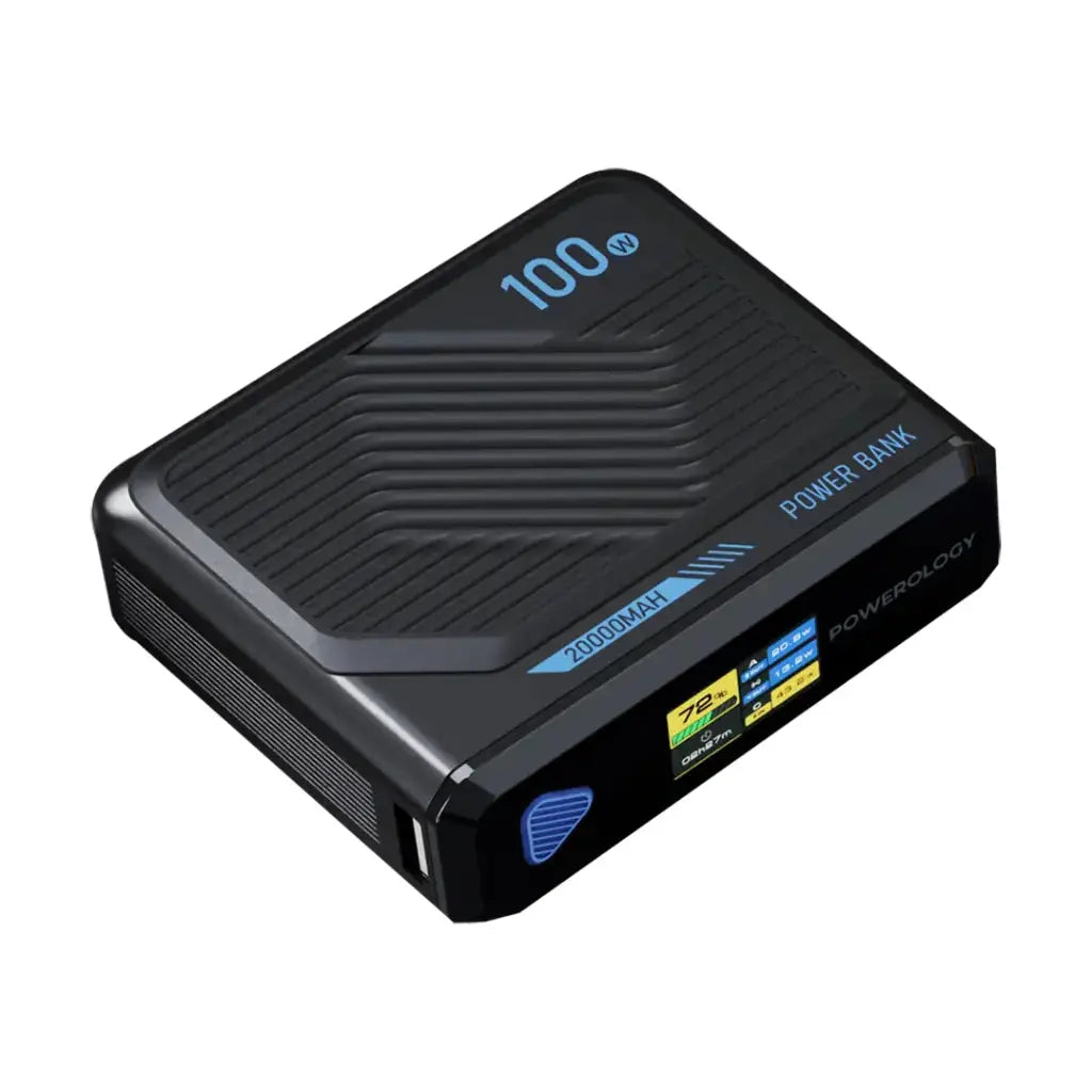 Powerology Ultra Mini 20000mAh Power Bank - Black Powerology Ultra Mini 20000mAh Power Bank - Black