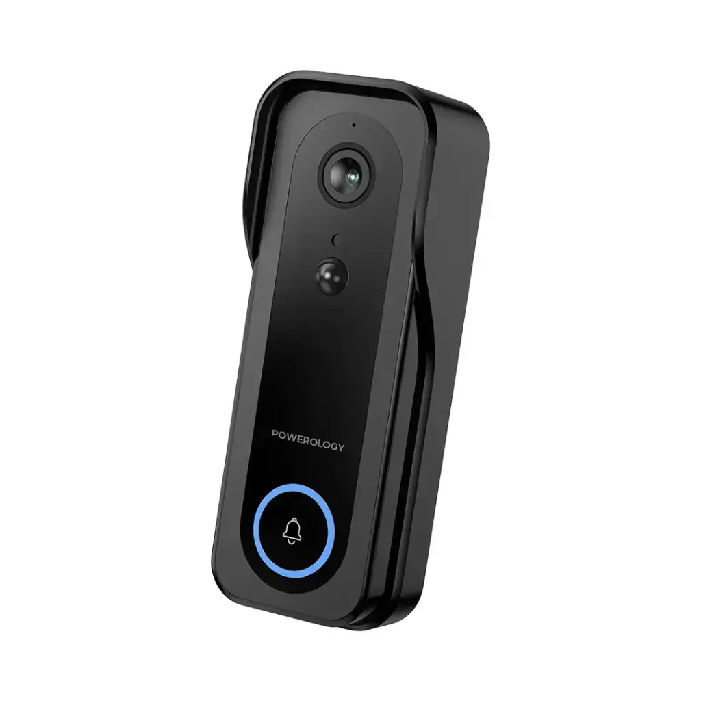 Powerology Smart Doorbell Camera - Black Powerology Smart Doorbell Camera - Black