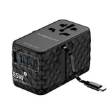 كابل Powerology Universal GaN 85W Super Charger قابل للسحب من النوع C 