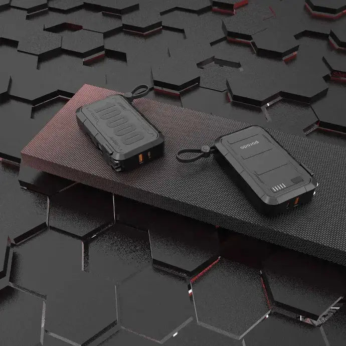 Porodo 10000mAh Wall Charger Power Bank - Black Porodo 10000mAh Wall Charger Power Bank - Black