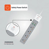 Porodo 4AC 65W 3000W Power Strip