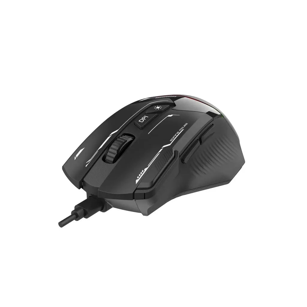 Porodo Gaming 8D RGB Wired Mouse DPI 7200 - Black Porodo Gaming 8D RGB Wired Mouse DPI 7200 - Black