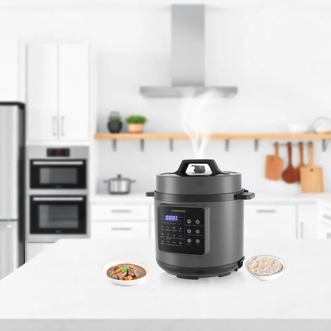 Porodo Lifestyle 1300W Multi-Cuisine Pressure Cooker - Black