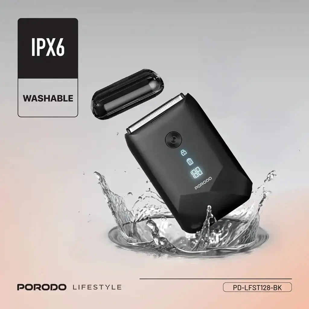 Porodo Lifestyle Dual-Blade Pocket Shaver - Black Porodo Lifestyle Dual-Blade Pocket Shaver - Black