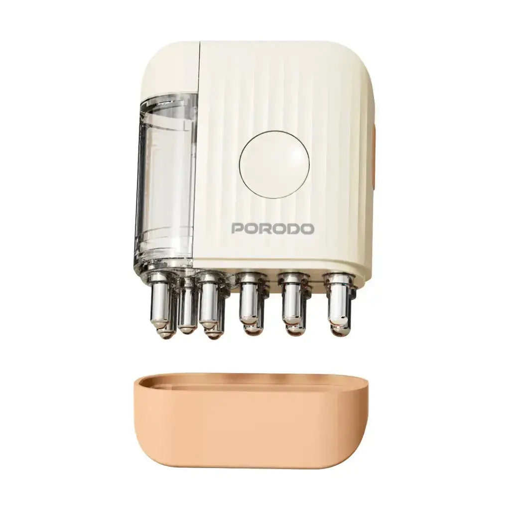 Porodo Lifestyle EMS & Red Light Hair Oil Applicator Scalp Massage - Beige Porodo Lifestyle EMS & Red Light Hair Oil Applicator Scalp Massage - Beige