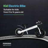 Porodo Lifestyle JoyCruiser Kids Electric Bike - White