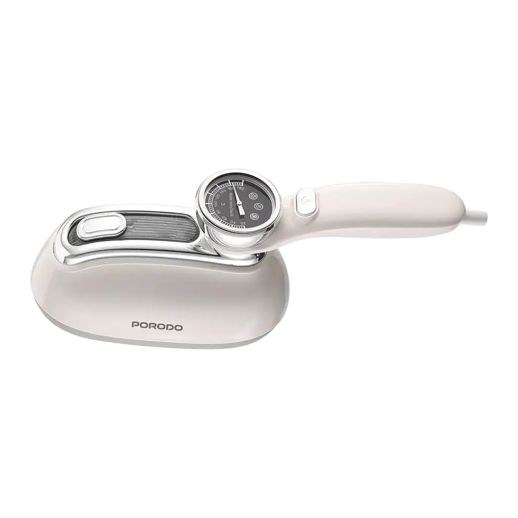Porodo Lifestyle Retro Thermometer Steam & Heat Iron - White
