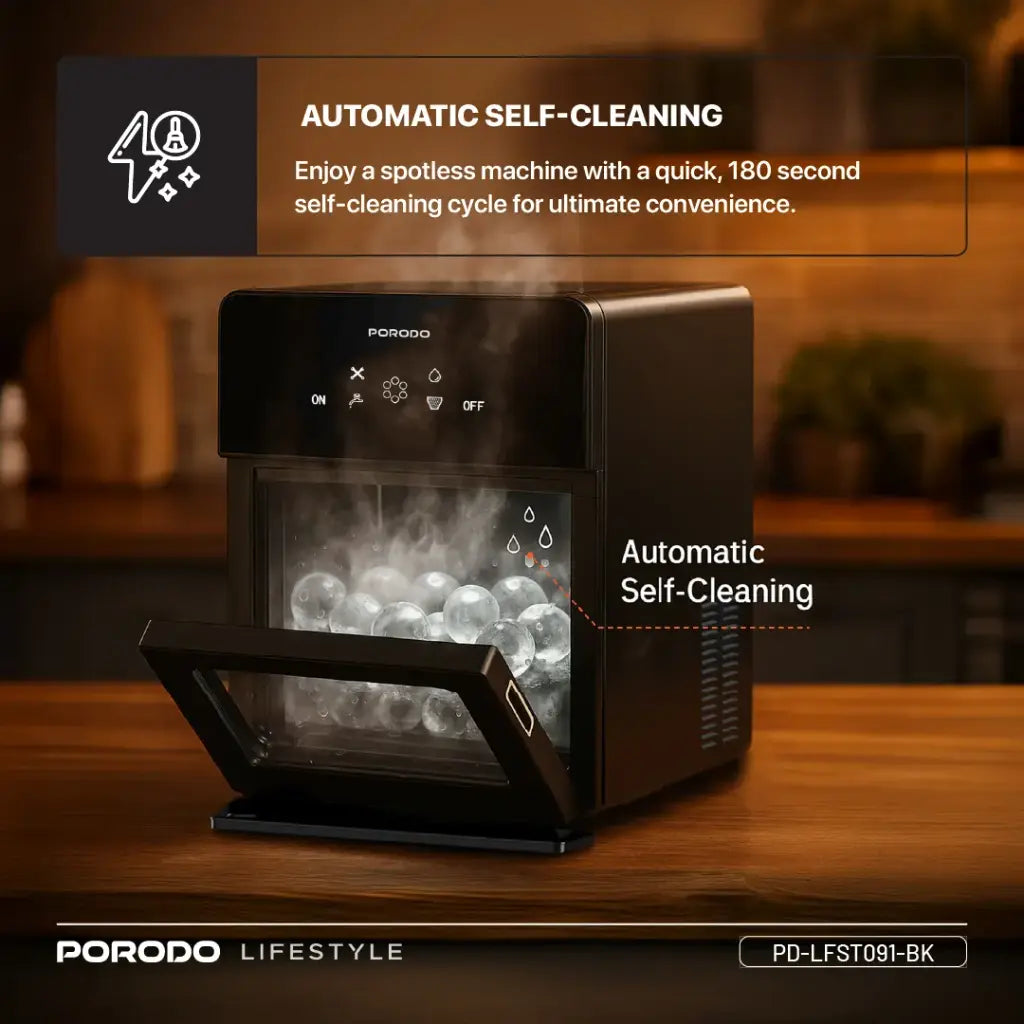 Porodo Lifestyle Sphere Ice Machine - Black Porodo Lifestyle Sphere Ice Machine - Black