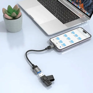 Porodo Lightning OTG Wire - Black