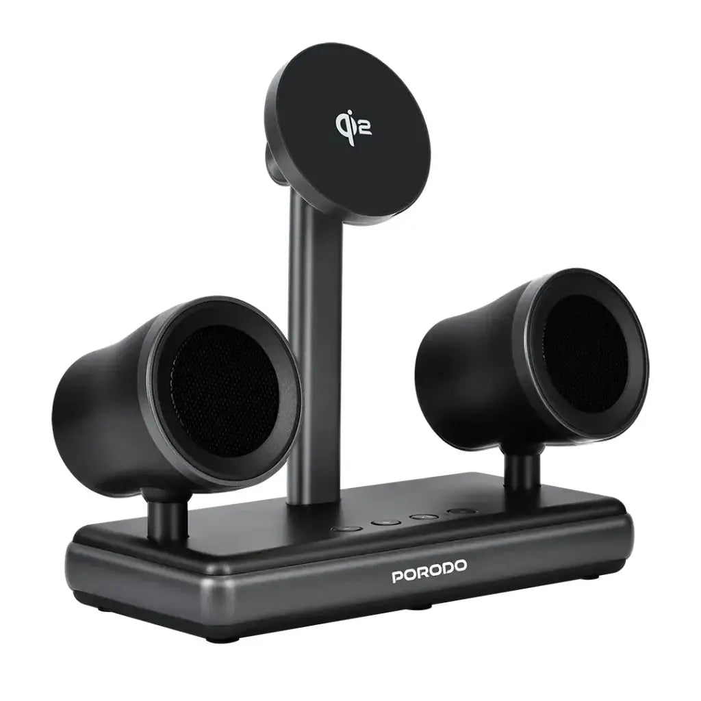 Porodo Speaker Charging Dock - Black Porodo Speaker Charging Dock - Black