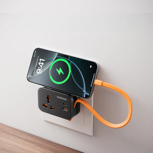 Porodo Universal Wall Socket - Black