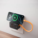 Porodo Universal Wall Socket - Black