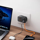 Porodo Universal Wall Socket - Black