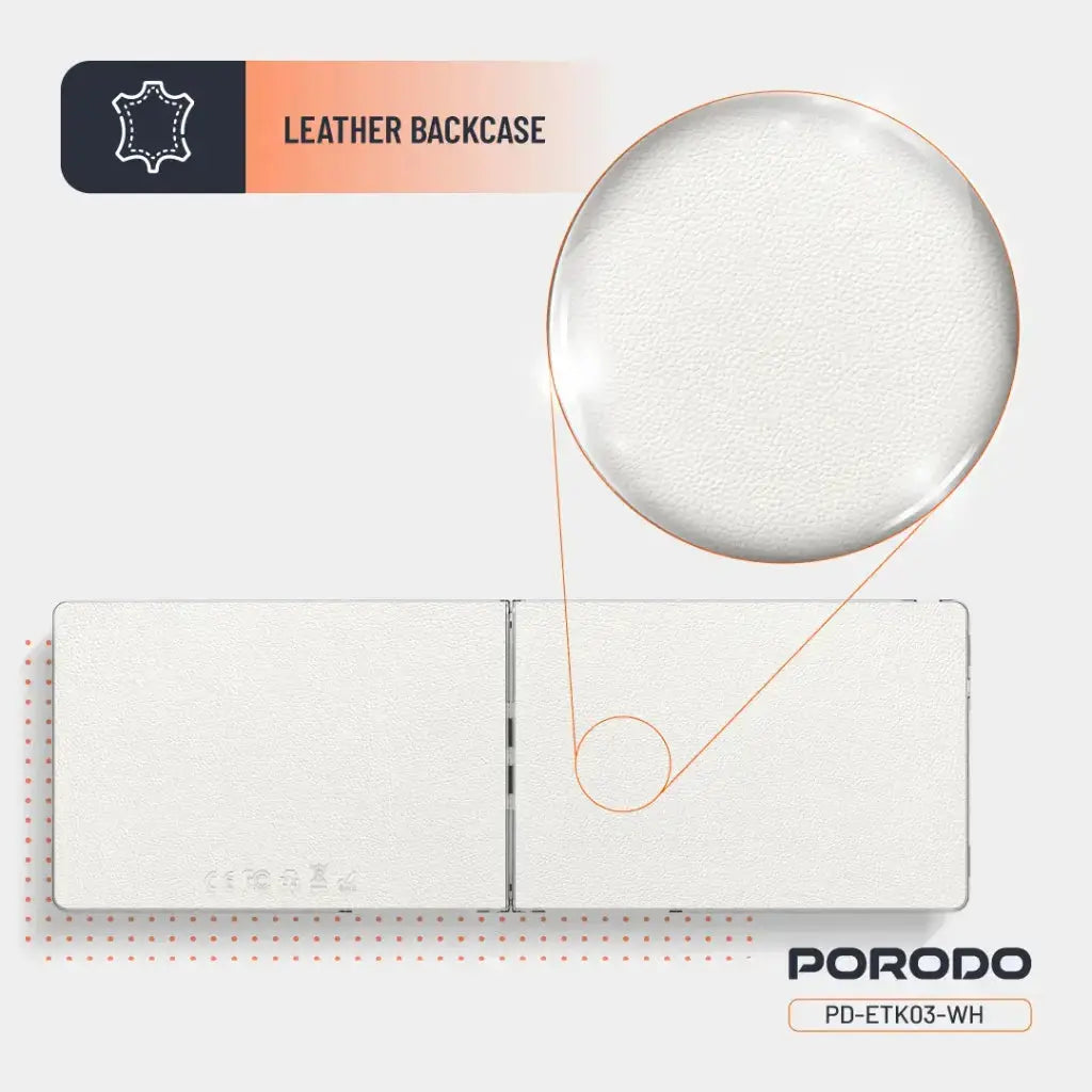 Porodo Crystal Shell Wireless Keyboard Porodo Crystal Shell Wireless Keyboard