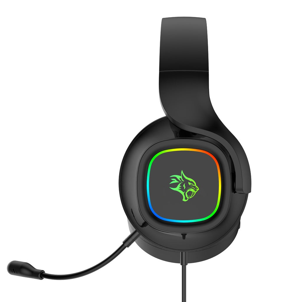 سماعة الألعاب Porodo RGB مع ميكروفون قابل للفصل PDX418