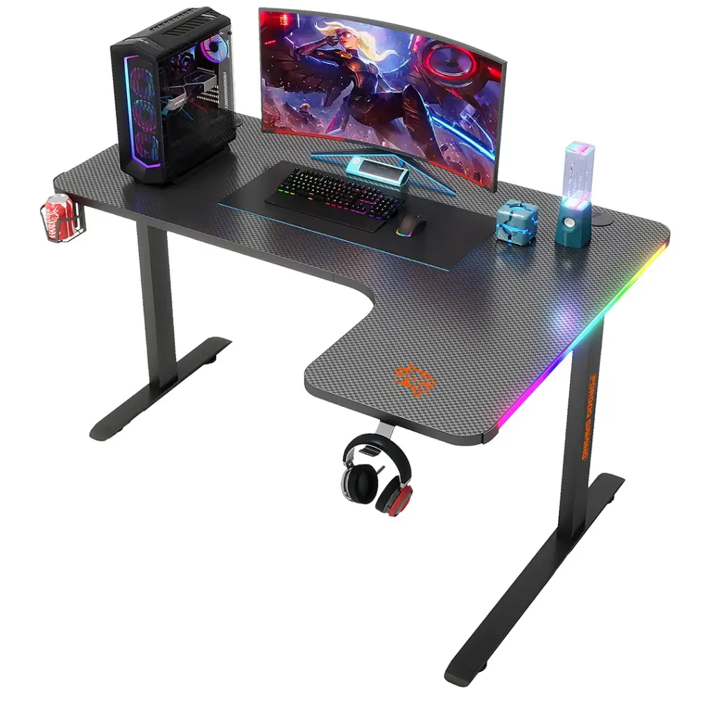 Porodo Gaming Xcommand Carbon Fiber Gaming Table Black Qatar