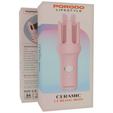 Porodo Lifestyle Ceramic Curling Iron Pink Qatar