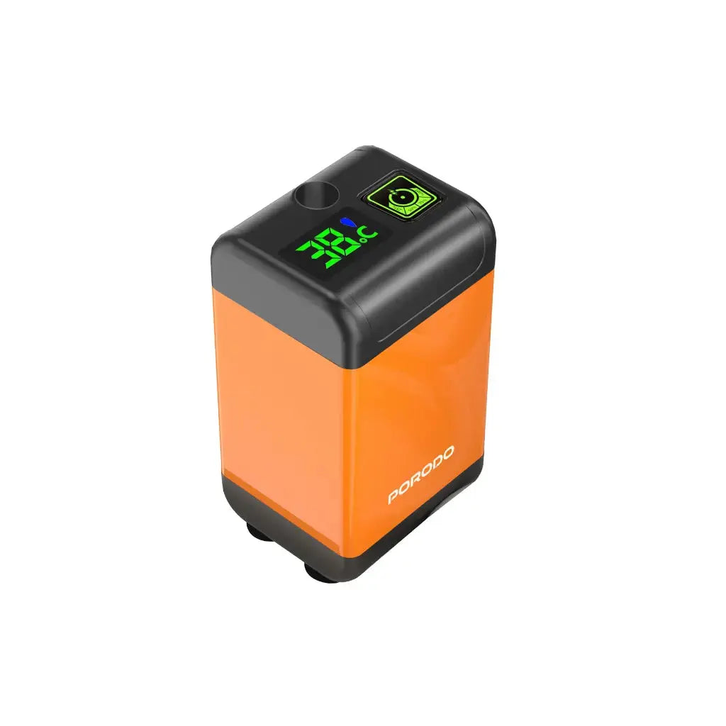 Porodo Lifestyle Portable Electric Shower Pump - Orange Porodo Lifestyle Portable Electric Shower Pump - Orange
