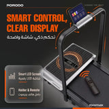 Porodo Treadmill with Built-in Vibration Plate Qatar