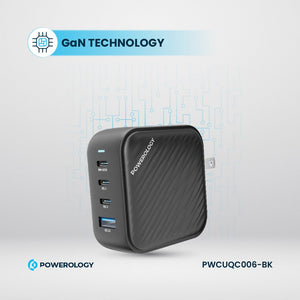 مجموعة السفر العالمية Powerology 100W Triple PD + 1 QC3.0 