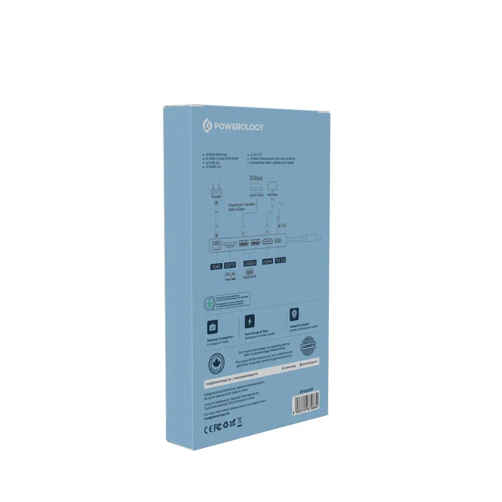 Powerology 7 in 1 Multi Hub Crystalline Series Powerology 7 in 1 Multi Hub Crystalline Series